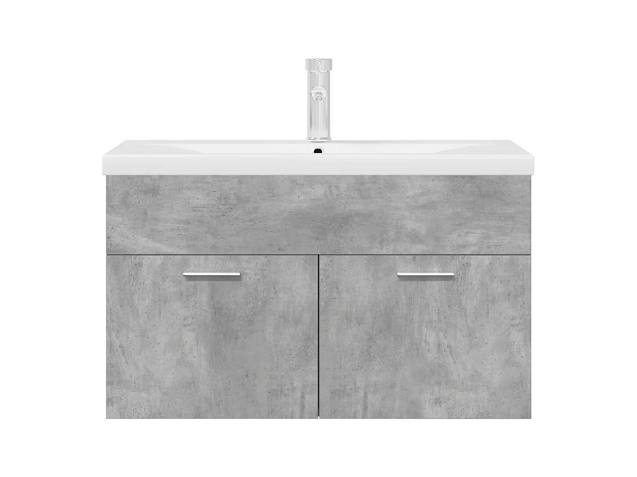 Mobile lavabo da bagno con lavabo e rubinetto integrati