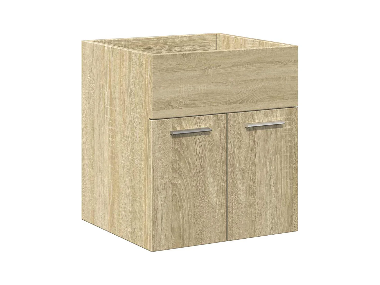 Ensemble de meubles de salle de bain 2 pcs chêne sonoma
