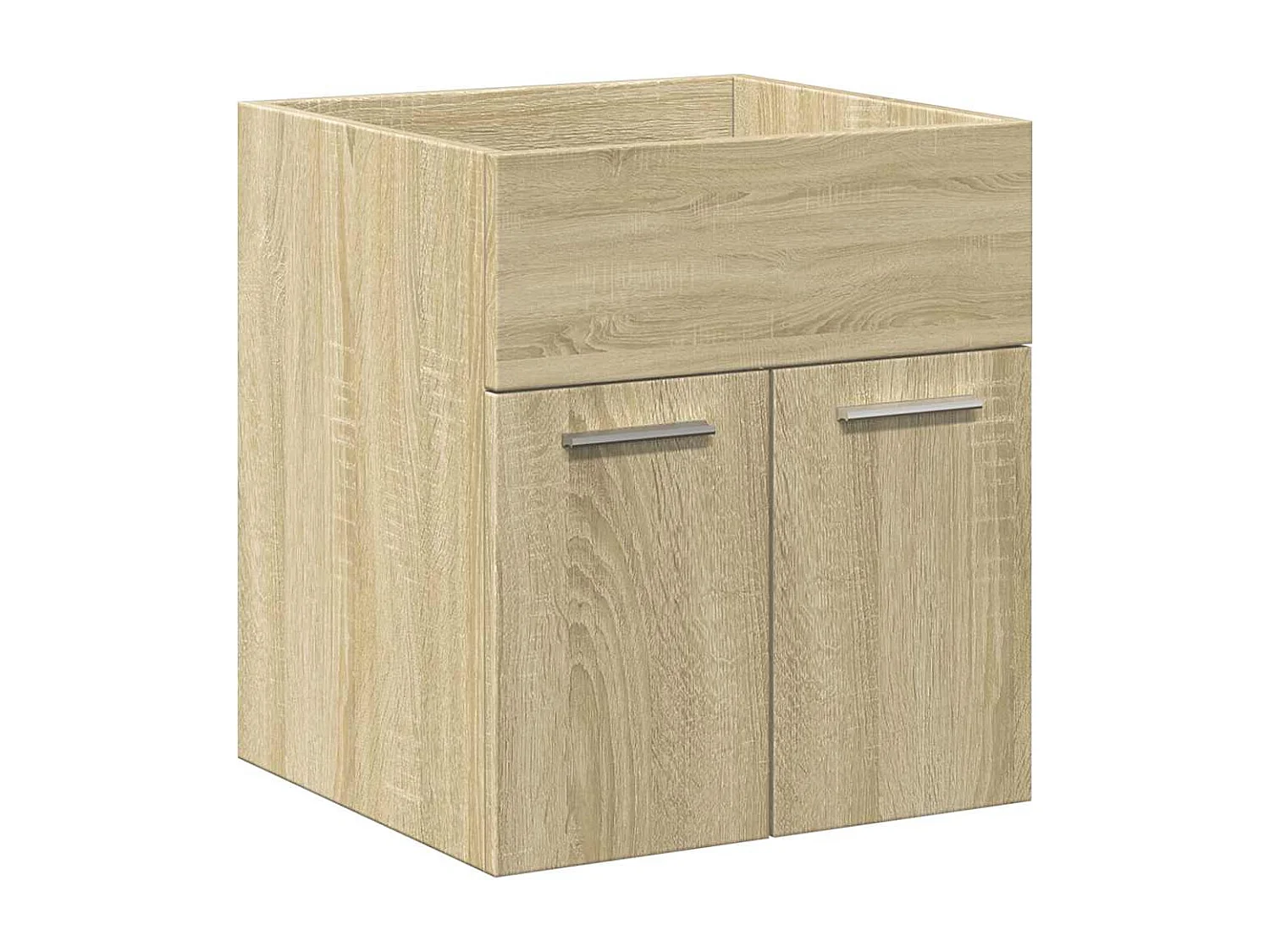 Ensemble de meubles de salle de bain 2 pcs chêne sonoma