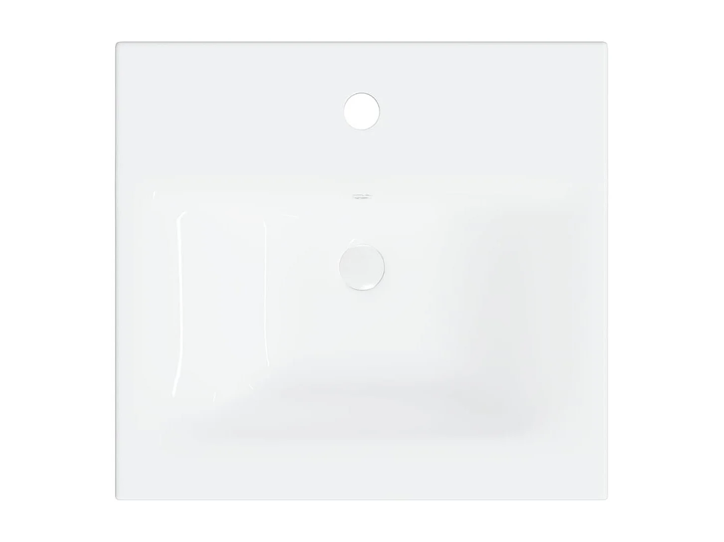 Ensemble de meubles de salle de bain Noir Aggloméré