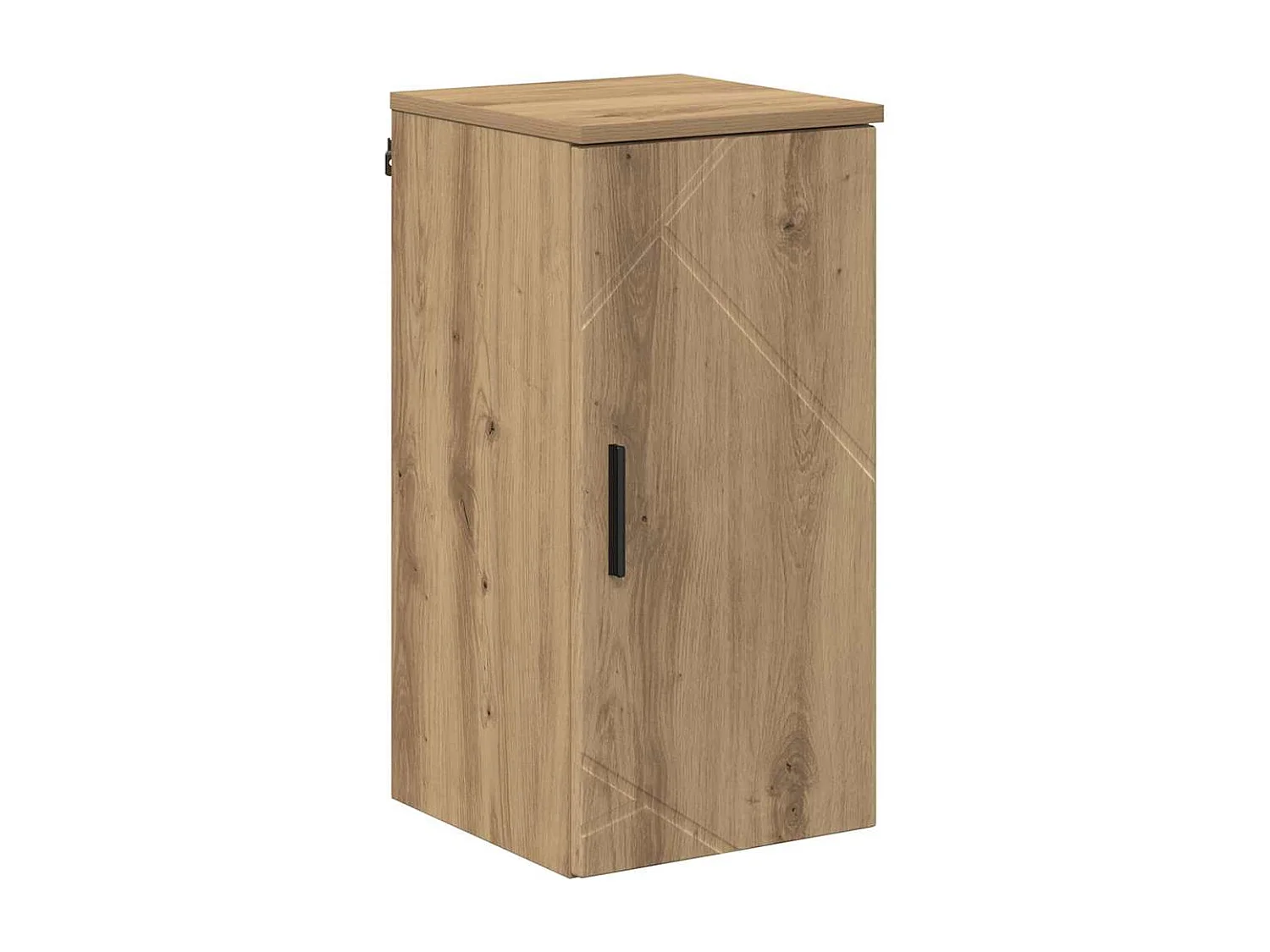 5-delige badkamermeubelset, handgemaakt eikenhout