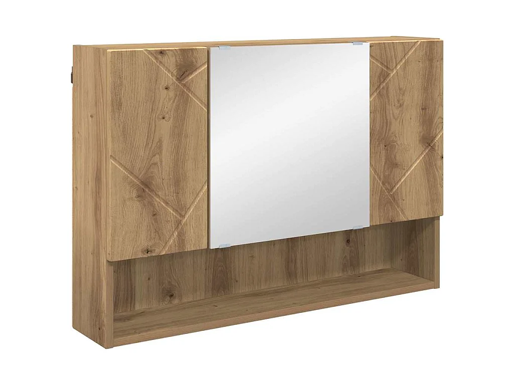 Ensemble de mobilier de salle de bain 5 pcs chêne artisanal