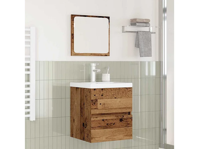 Set di mobili da bagno con cassetto 3 pezzi