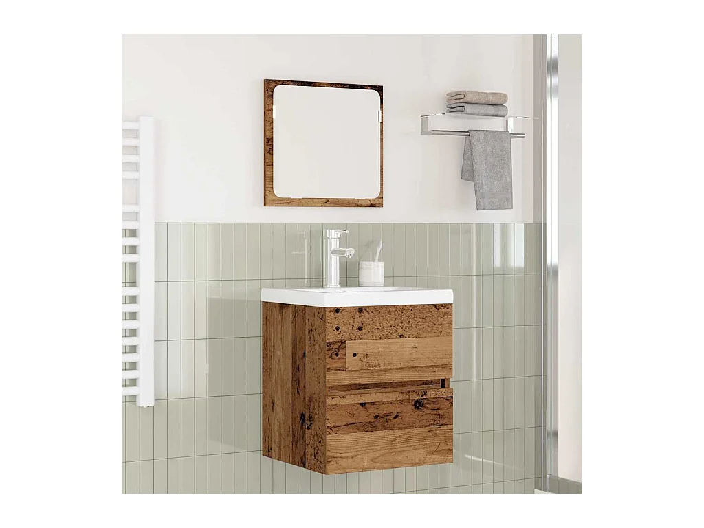 Set di mobili da bagno con cassetto 3 pezzi