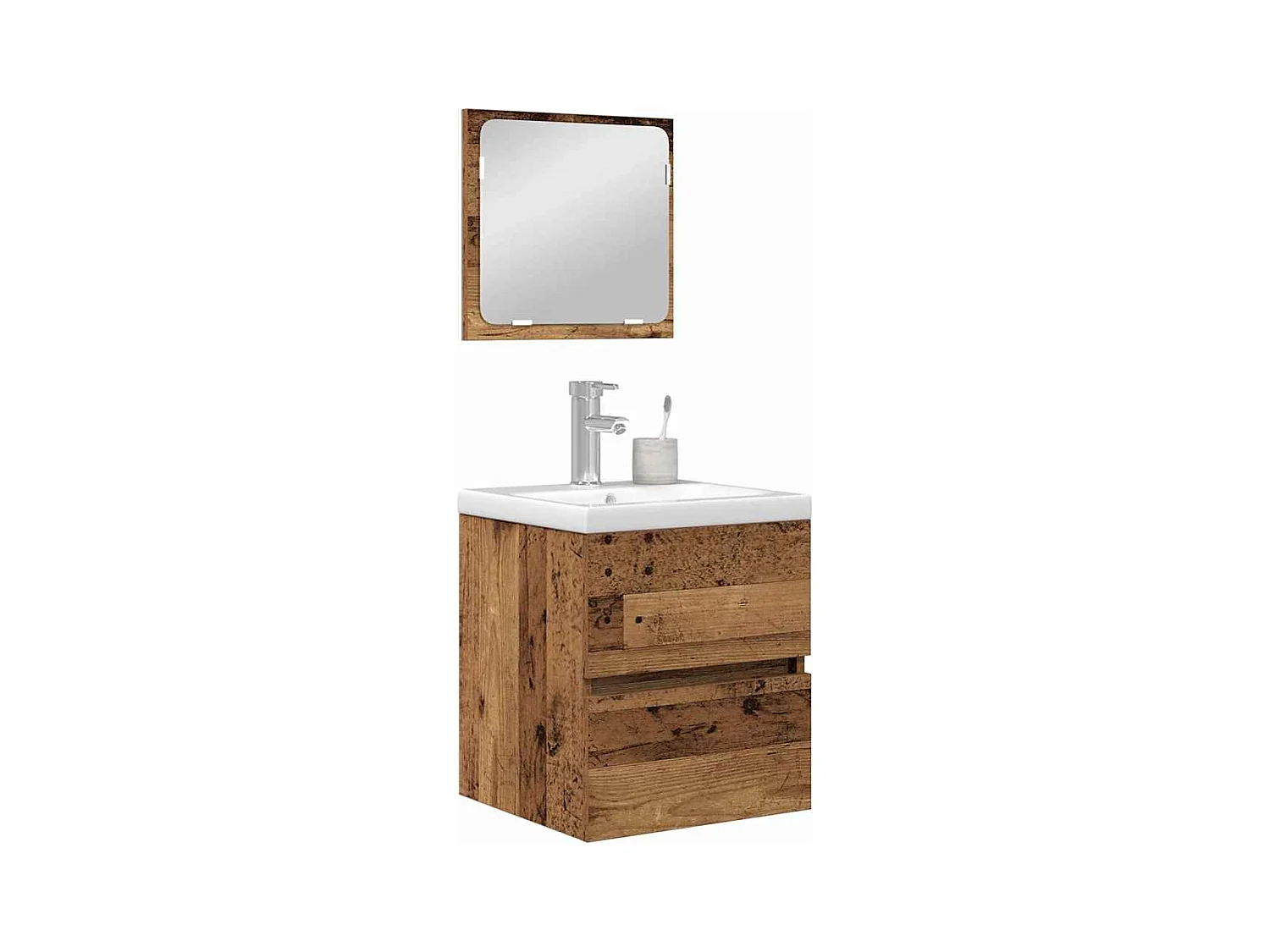 Set di mobili da bagno con cassetto 3 pezzi