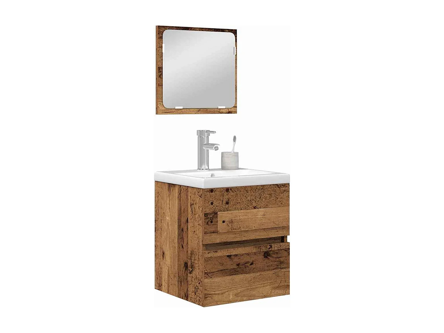 Ensemble de mobilier de salle de bain avec tiroir 3 pcs