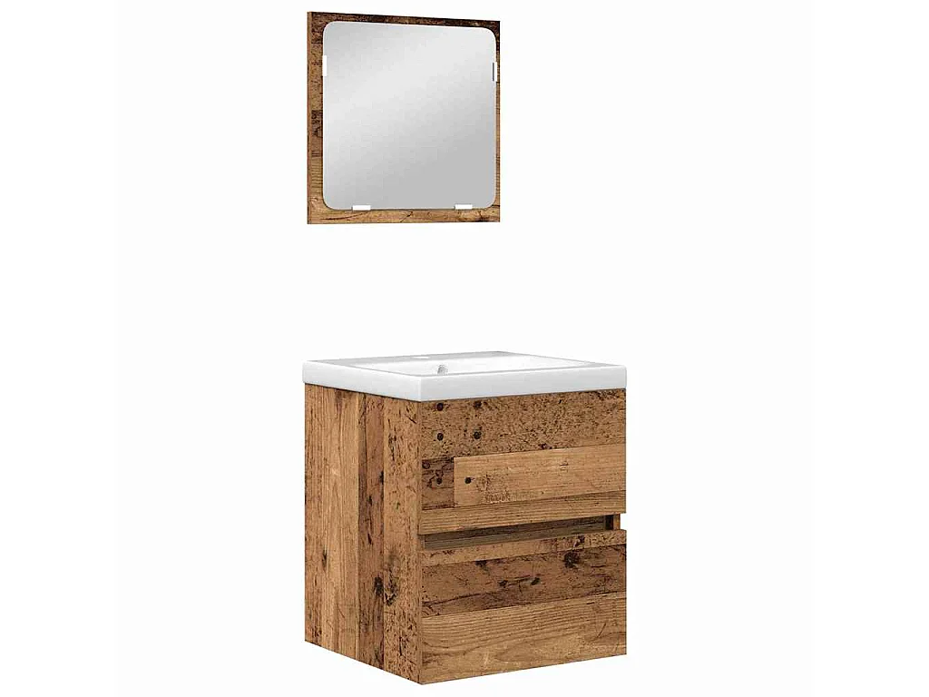 Ensemble de mobilier de salle de bain avec tiroir 3 pcs