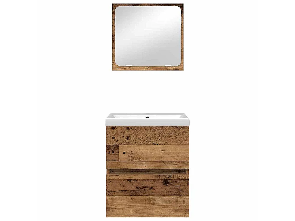 Ensemble de mobilier de salle de bain avec tiroir 3 pcs