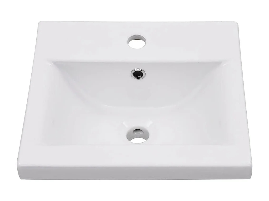 Ensemble de meubles de salle de bain 5 pcs gris béton