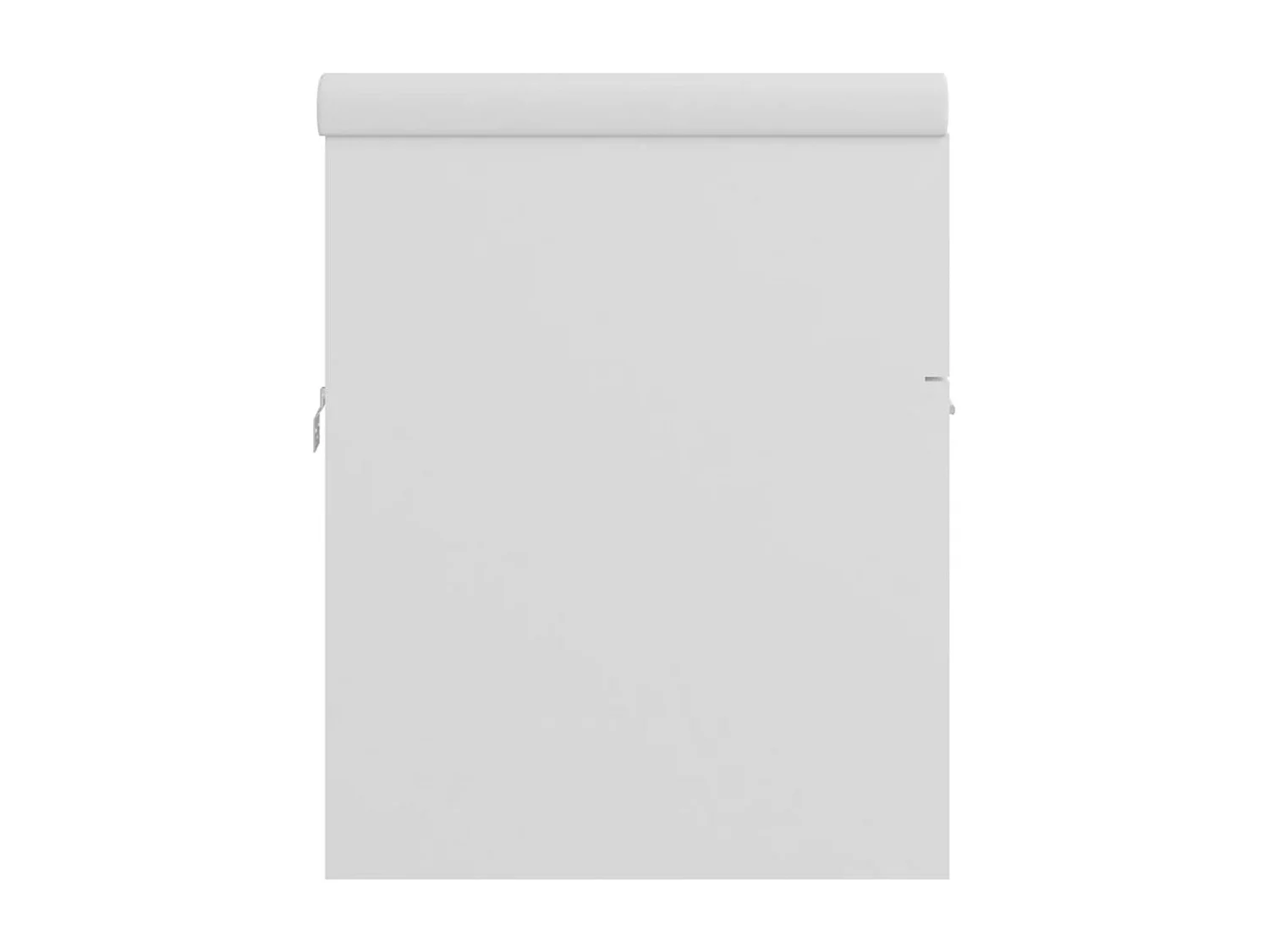 Mueble de lavabo con fregadero integrado Aglomerado blanco