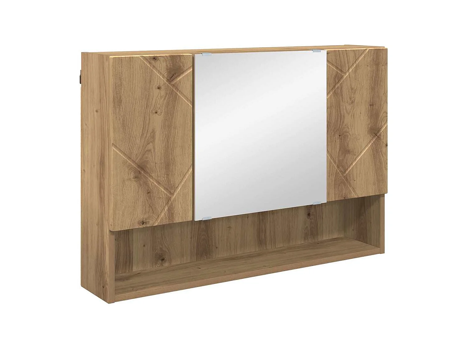 Ensemble de mobilier de salle de bain 4 pcs chêne artisanal