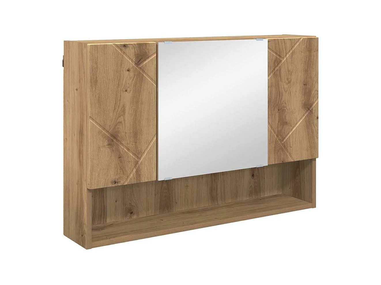 Ensemble de mobilier de salle de bain 4 pcs chêne artisanal