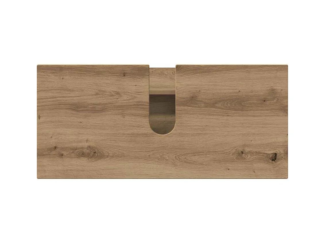 Ensemble de mobilier de salle de bain 4 pcs chêne artisanal