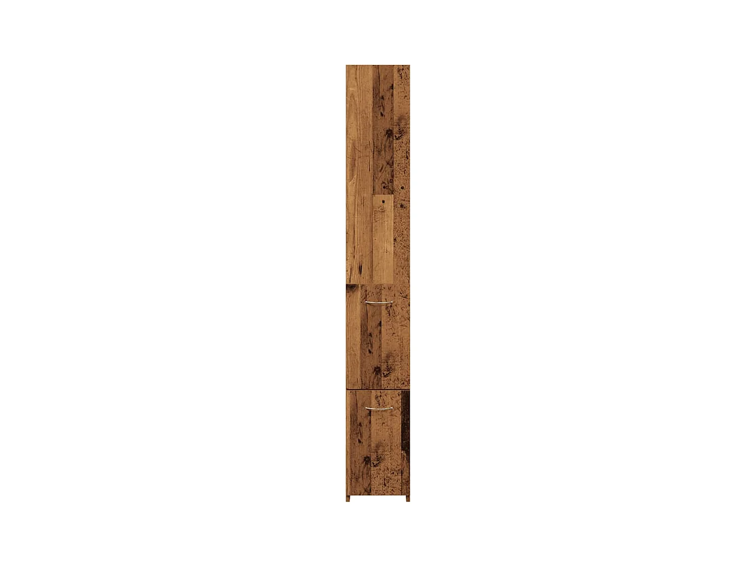 Badkamerkast oud hout 25x25x170cm bewerkt hout