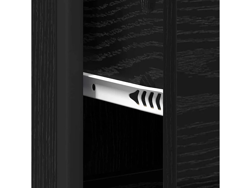 Cabinet de salle de bain Chêne noir 35 x 37.5 x 166 cm