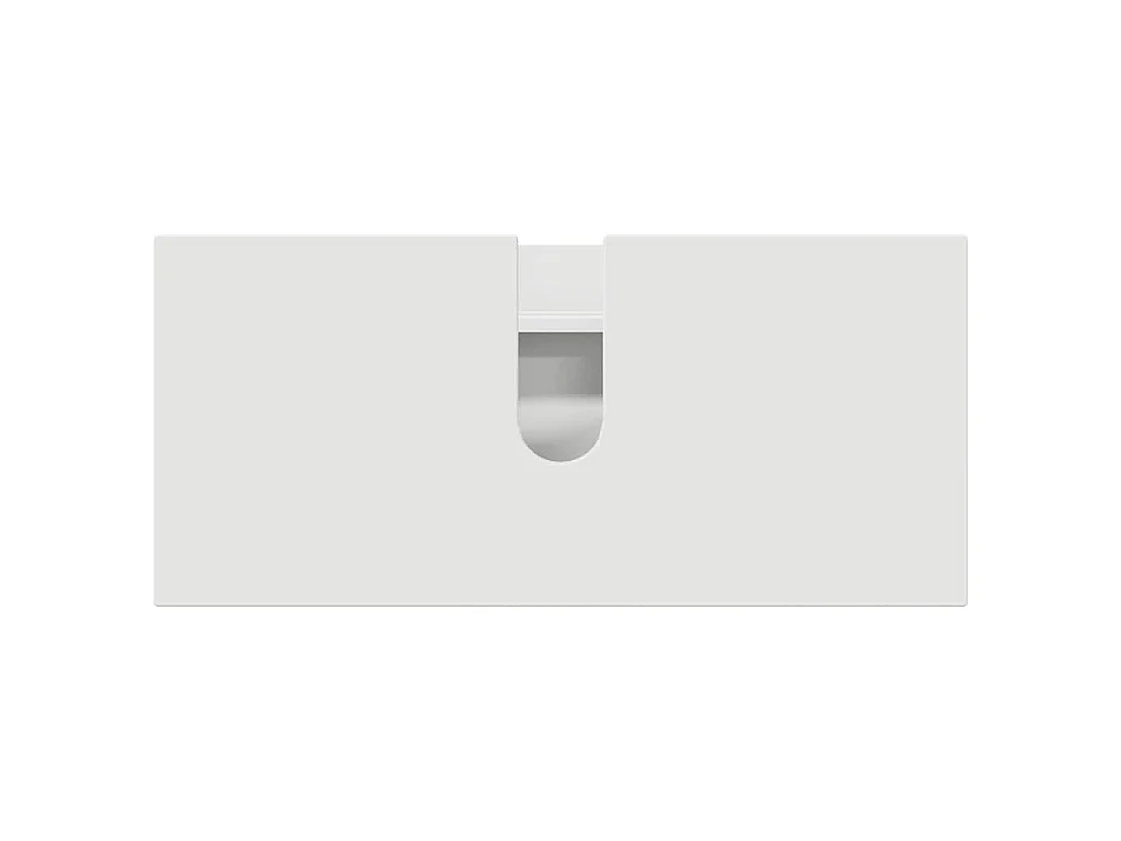 Set di mobili da bagno con cassetto 4 pezzi Bianco