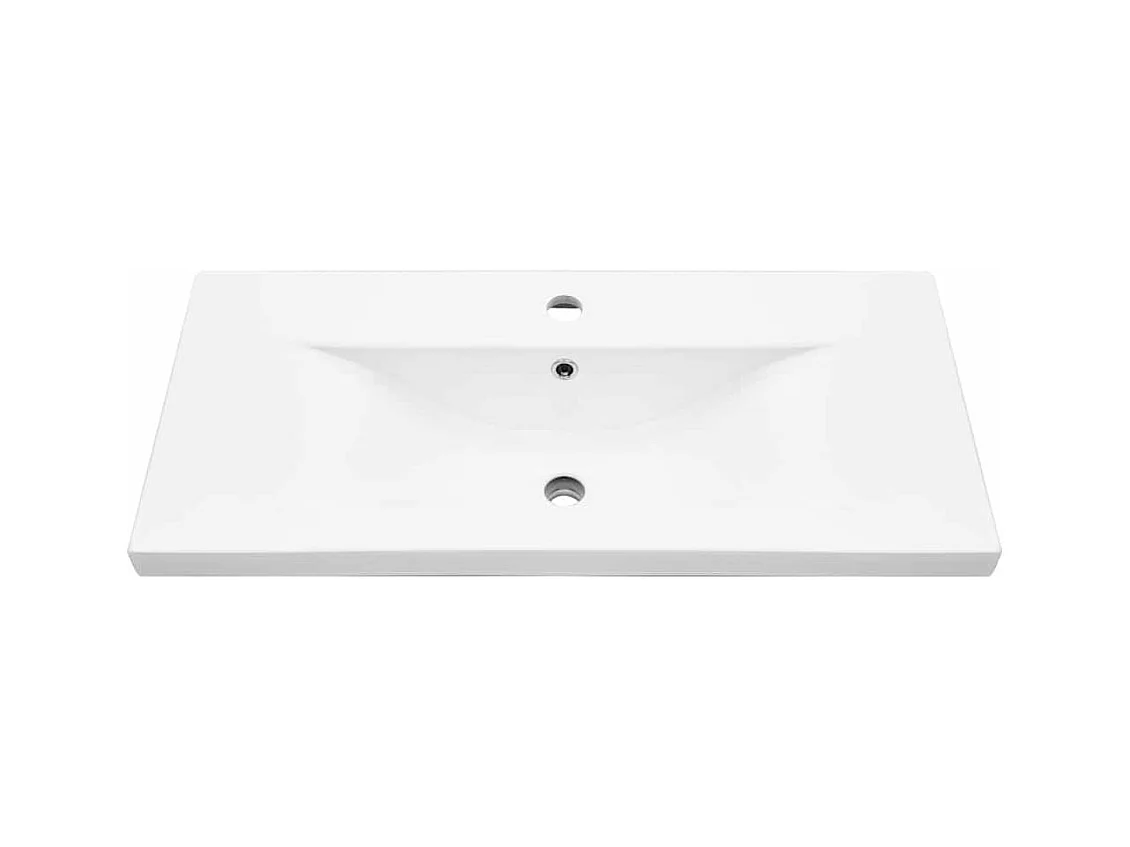 Armoire d'évier Chêne noir 80 x 38.5 x 46 cm Bois d'ingénierie