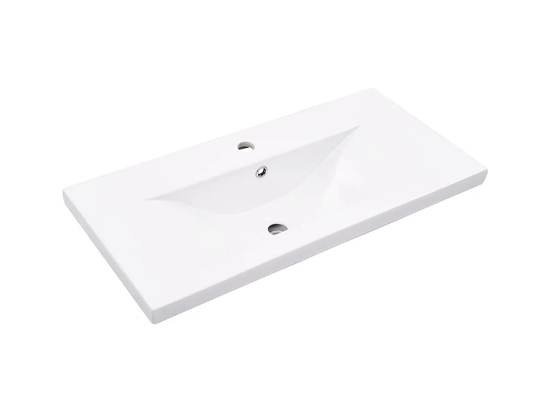 Set di mobili da bagno 2 pezzi grigio cemento