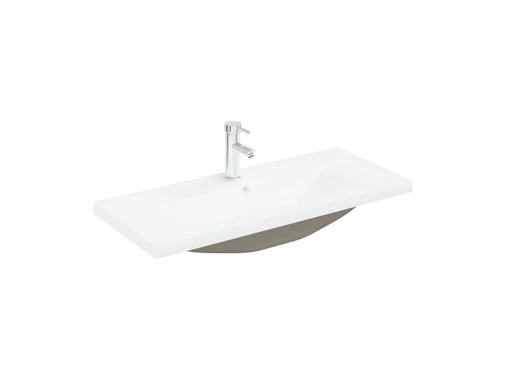 3-delige badkamermeubelset Zwarte eik