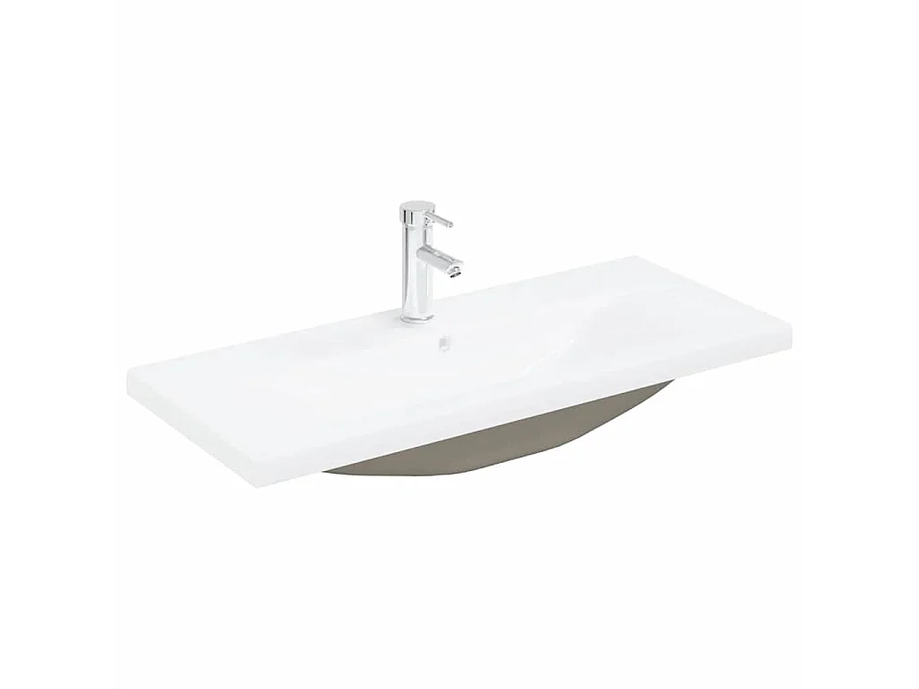 Conjunto de muebles de baño de 3 piezas Roble negro