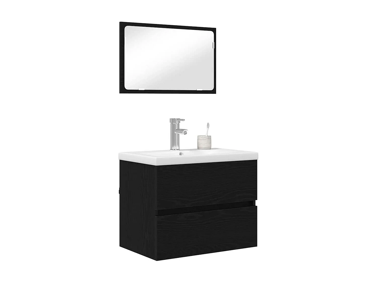 Ensemble de mobilier de salle de bain 3 pcs chêne artisanal