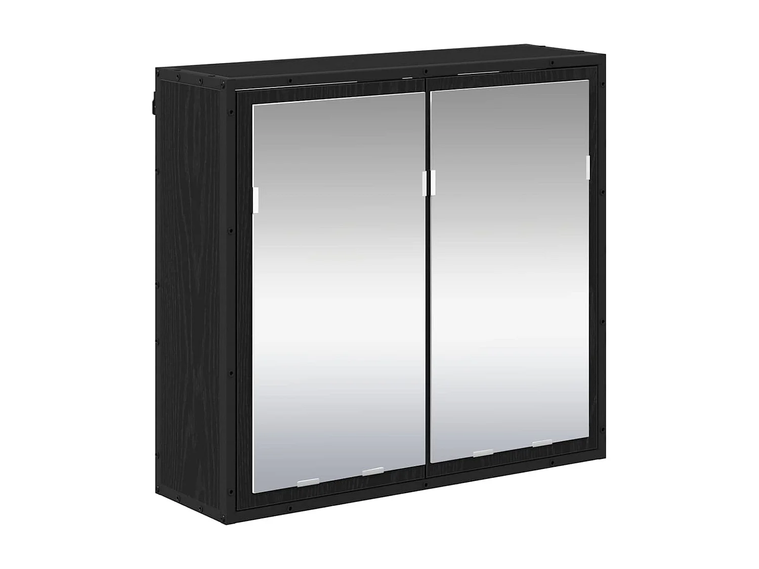 Ensemble de mobilier de salle de bain 2 pcs Chêne noir