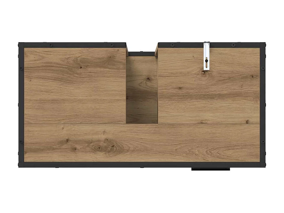 Ensemble de mobilier de salle de bain 2 pcs chêne artisanal