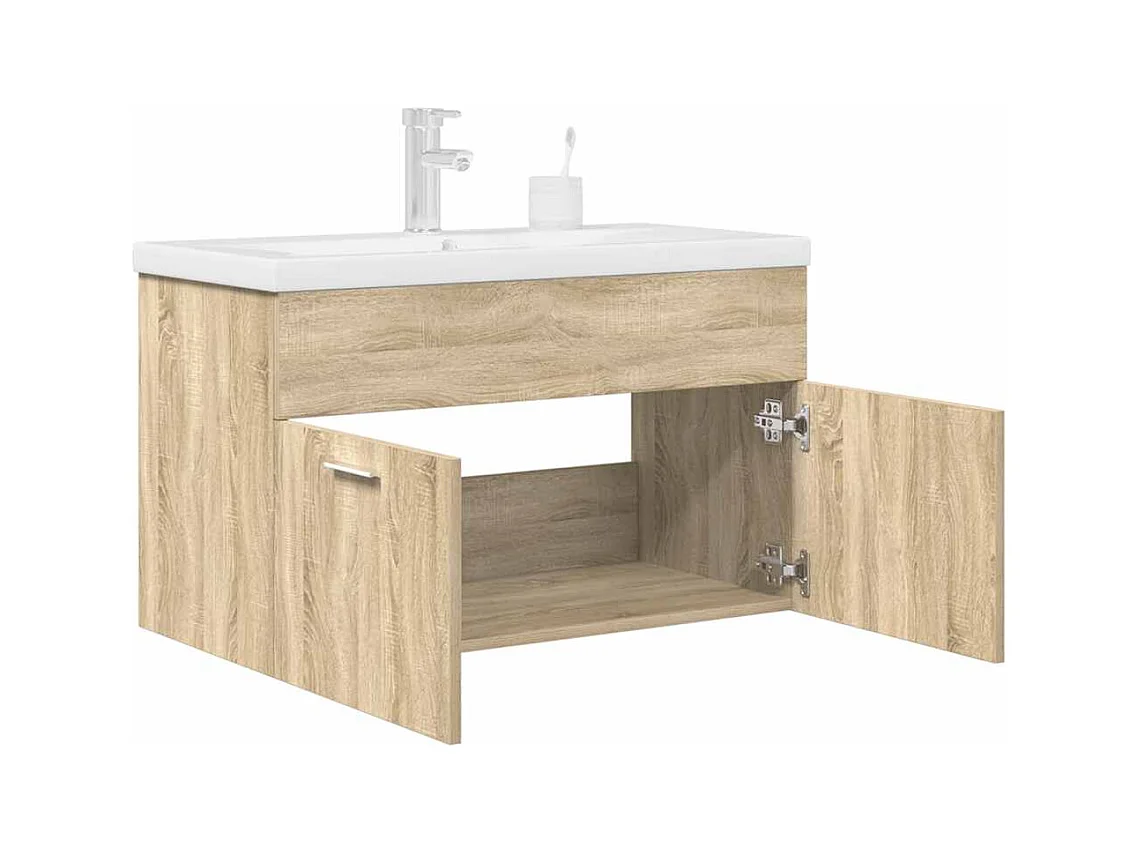 Mueble de baño con lavabo y grifo integrados