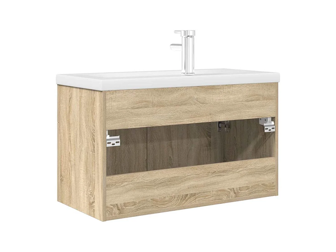 Mueble de baño con lavabo y grifo integrados