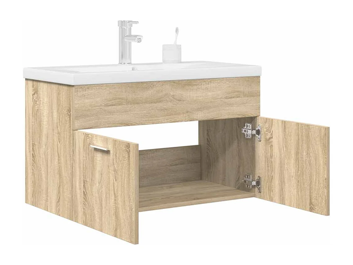 Mueble de baño con lavabo y grifo integrados