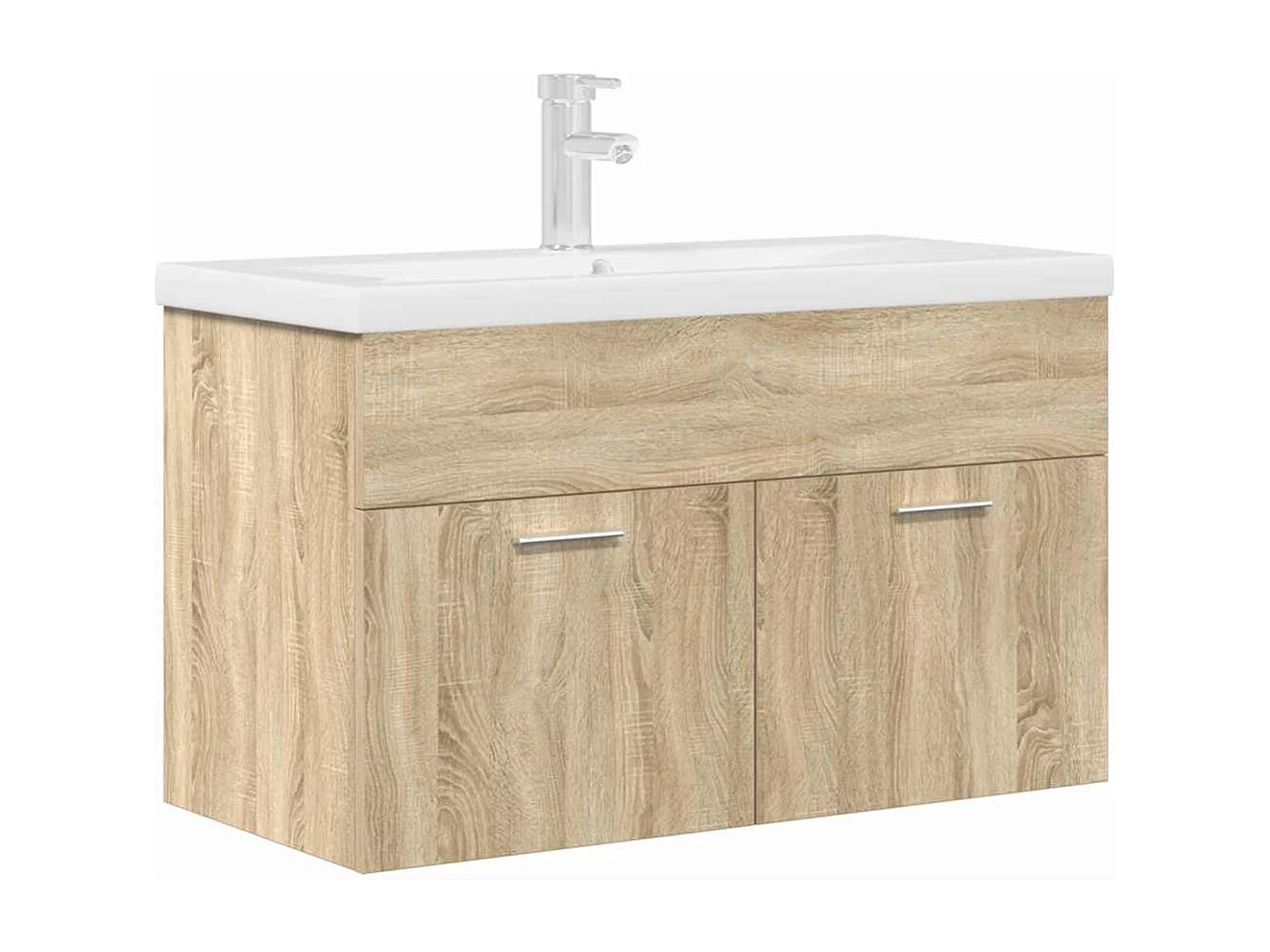 Mueble de baño con lavabo y grifo integrados