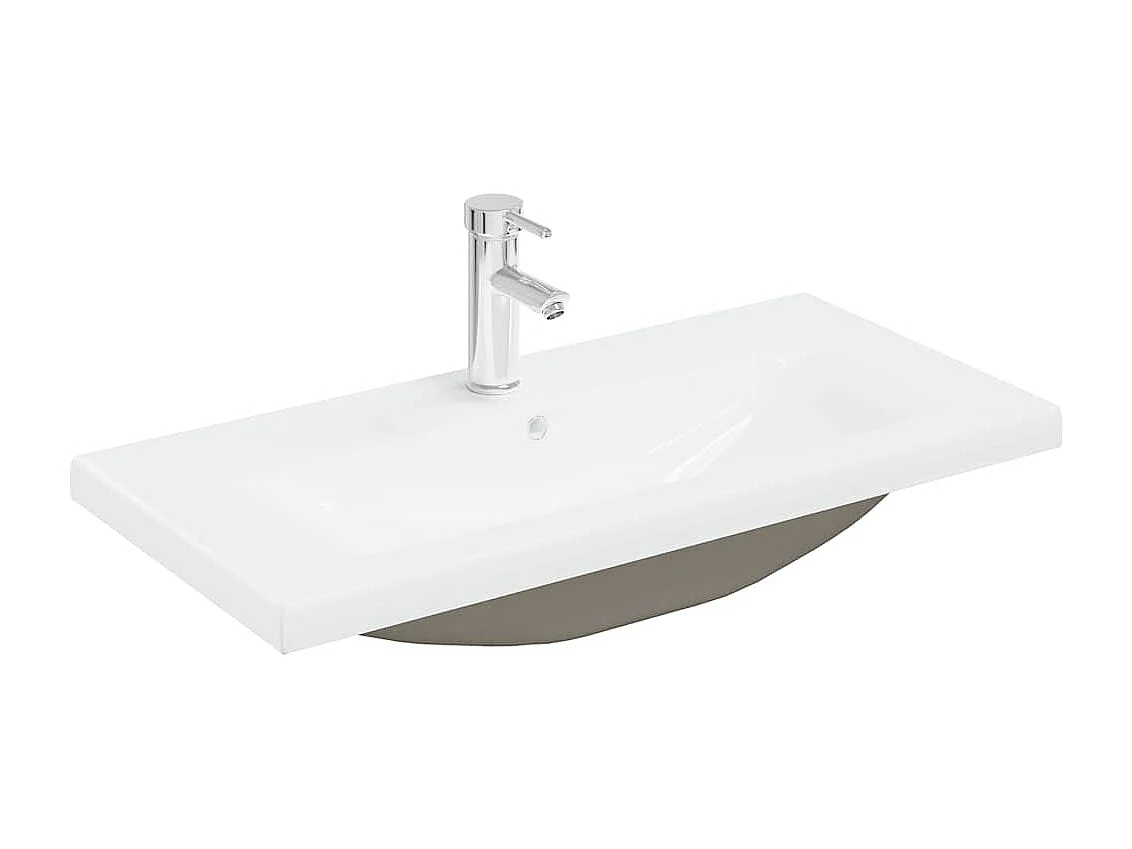 Mueble de baño con lavabo y grifo integrados