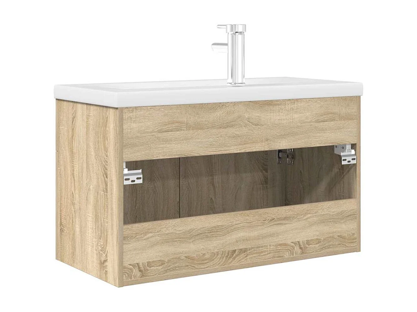 Mueble de baño con lavabo y grifo integrados