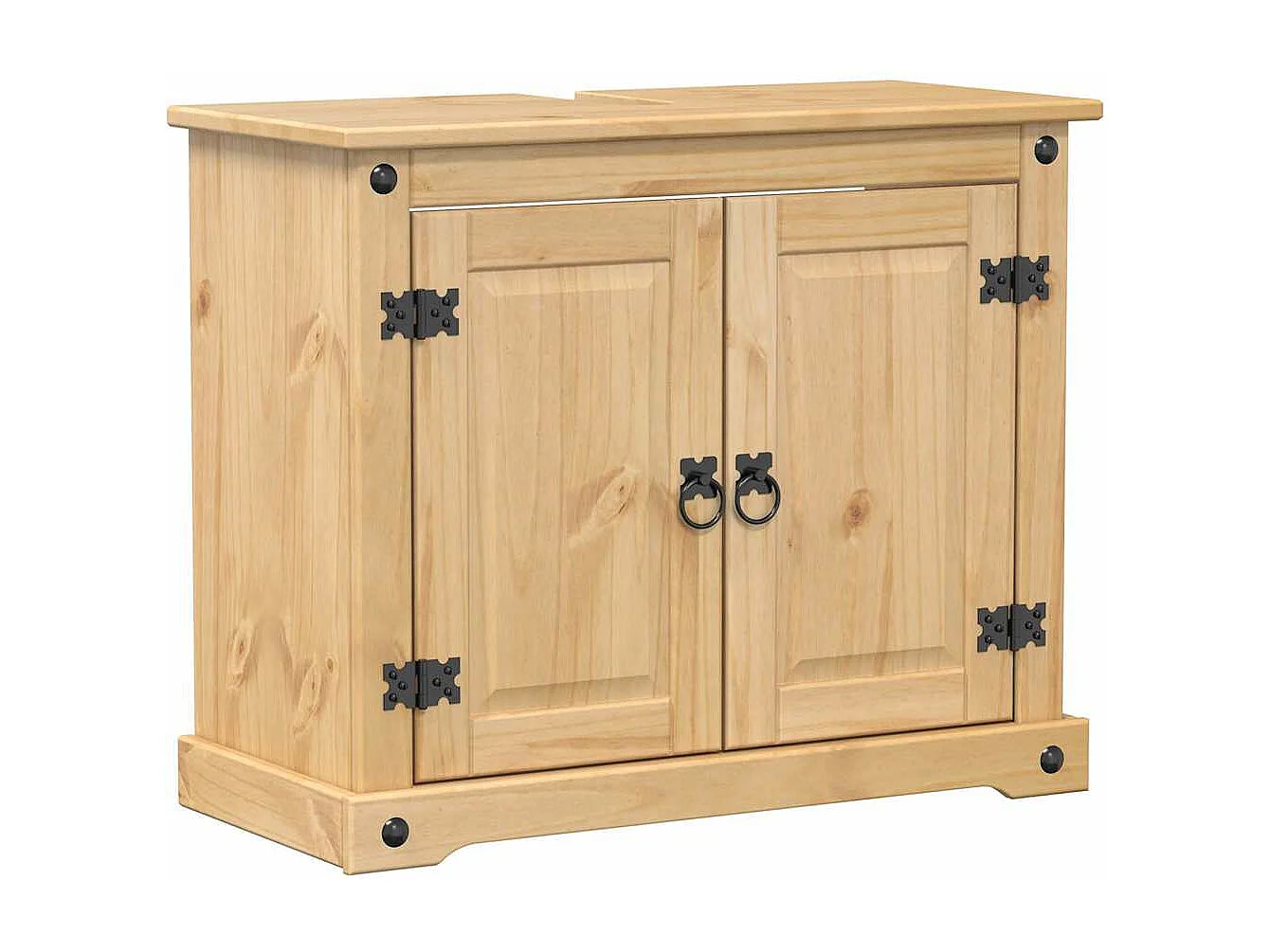 Ensemble de meubles salle de bain 2 pcs Corona bois pin massif