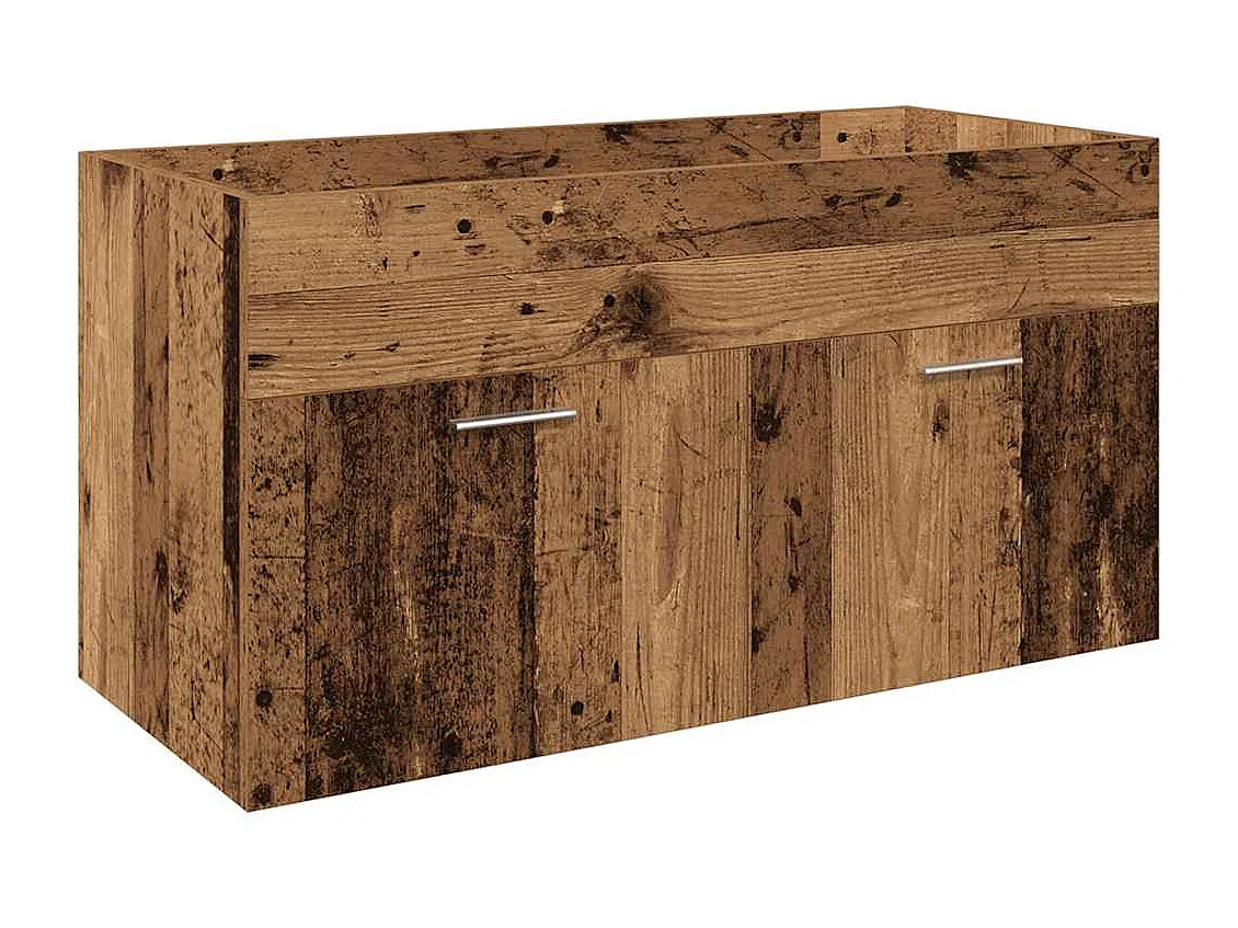 Meubels met geïntegreerde spoelbak, oud hout, bewerkt hout