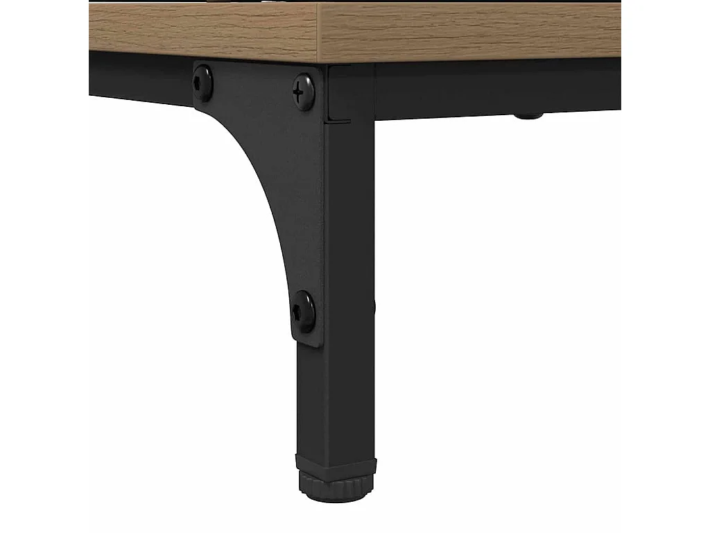 Set di mobili da bagno 2 pezzi, rovere lavorato a mano