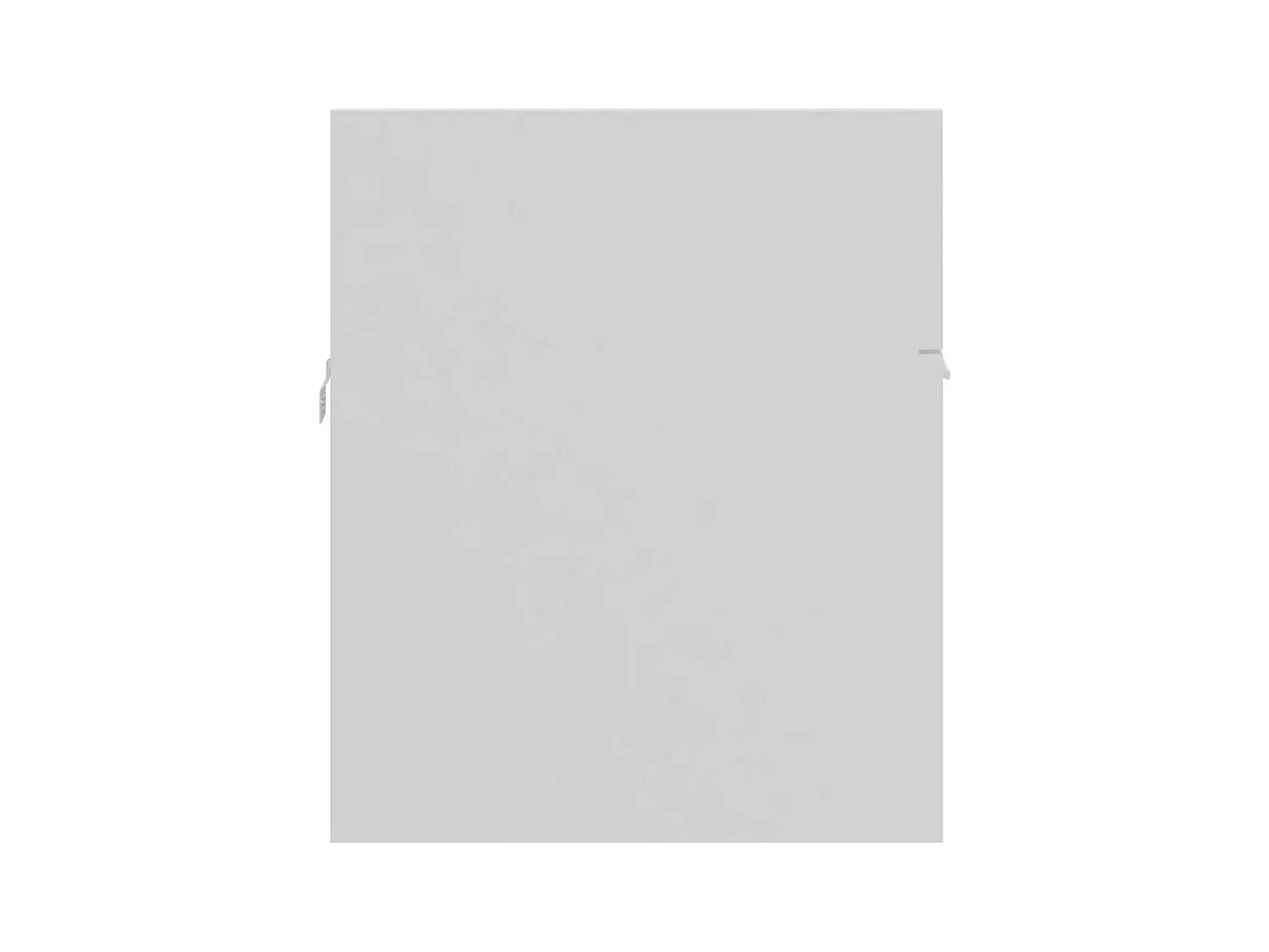 Conjunto de muebles de baño de madera de ingeniería blanca