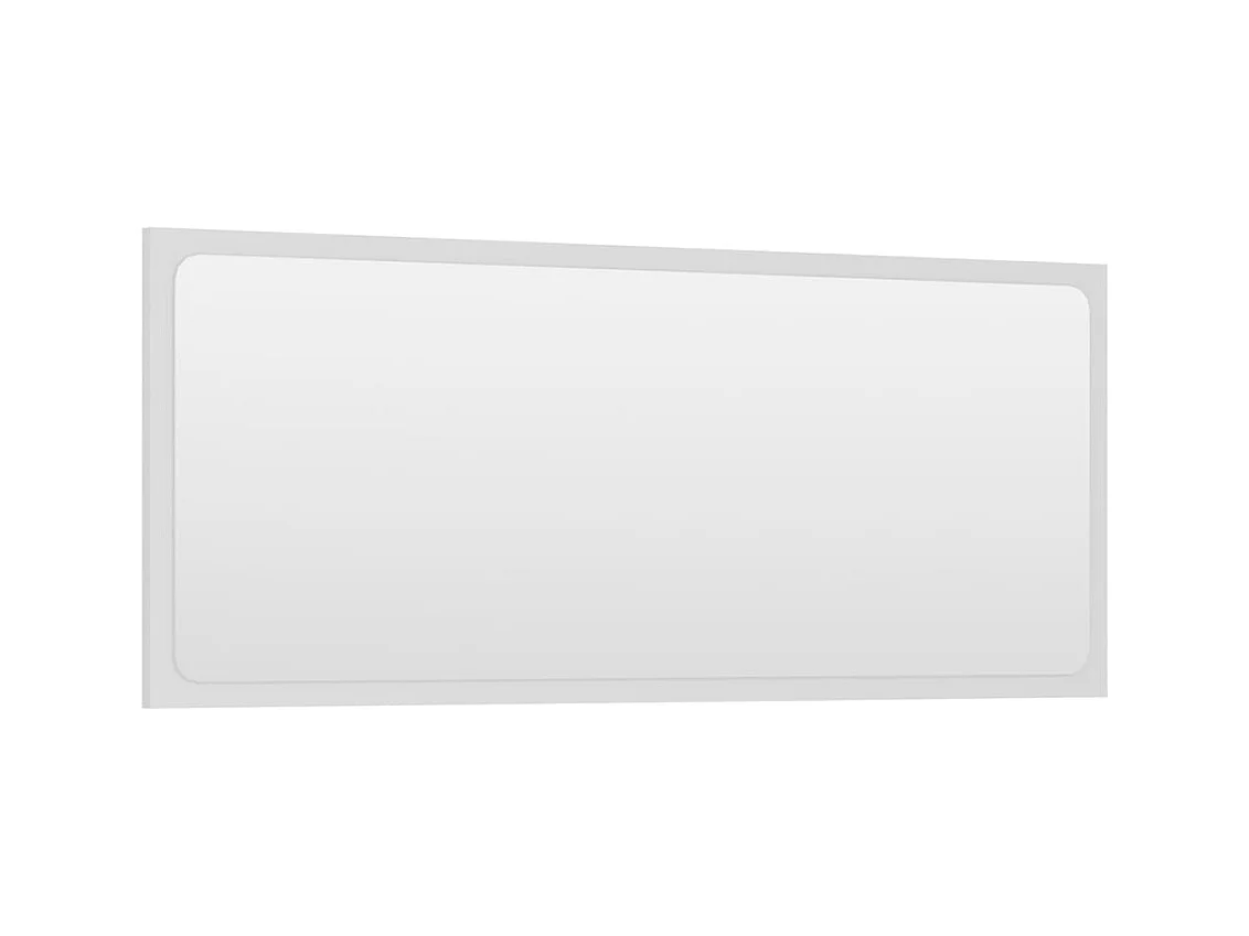 Conjunto de muebles de baño de madera de ingeniería blanca