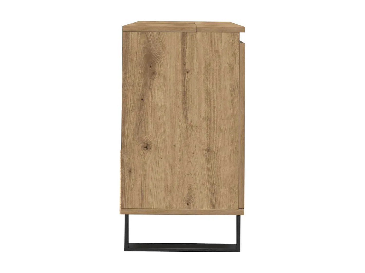 Armoire de lavabo de salle de bain chêne artisanal 65x33x60 cm
