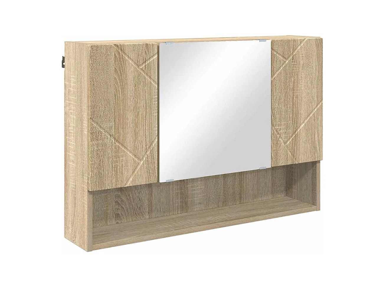 4-delige badkamermeubelset Sonoma Eiken