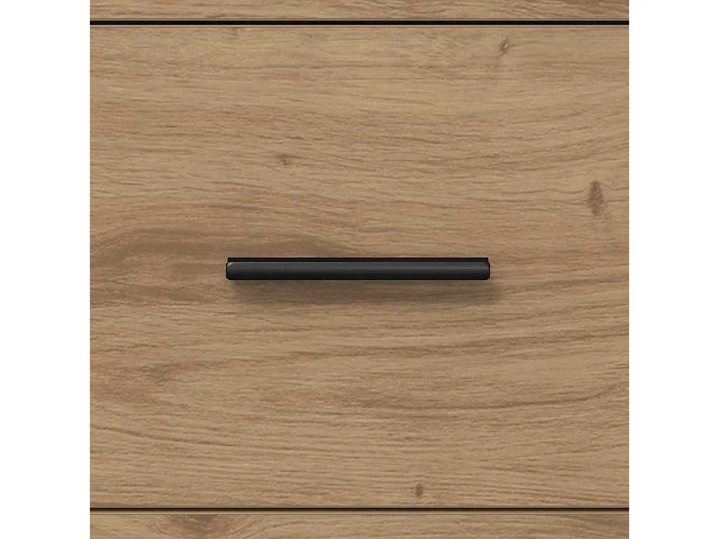 Mueble de baño de roble artesanal 35 x 37,5 x 166 cm