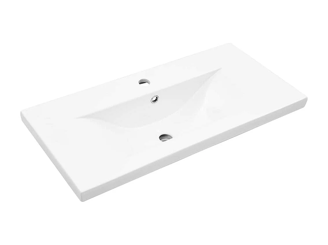 Ensemble de mobilier de salle de bain 3 pcs Chêne noir