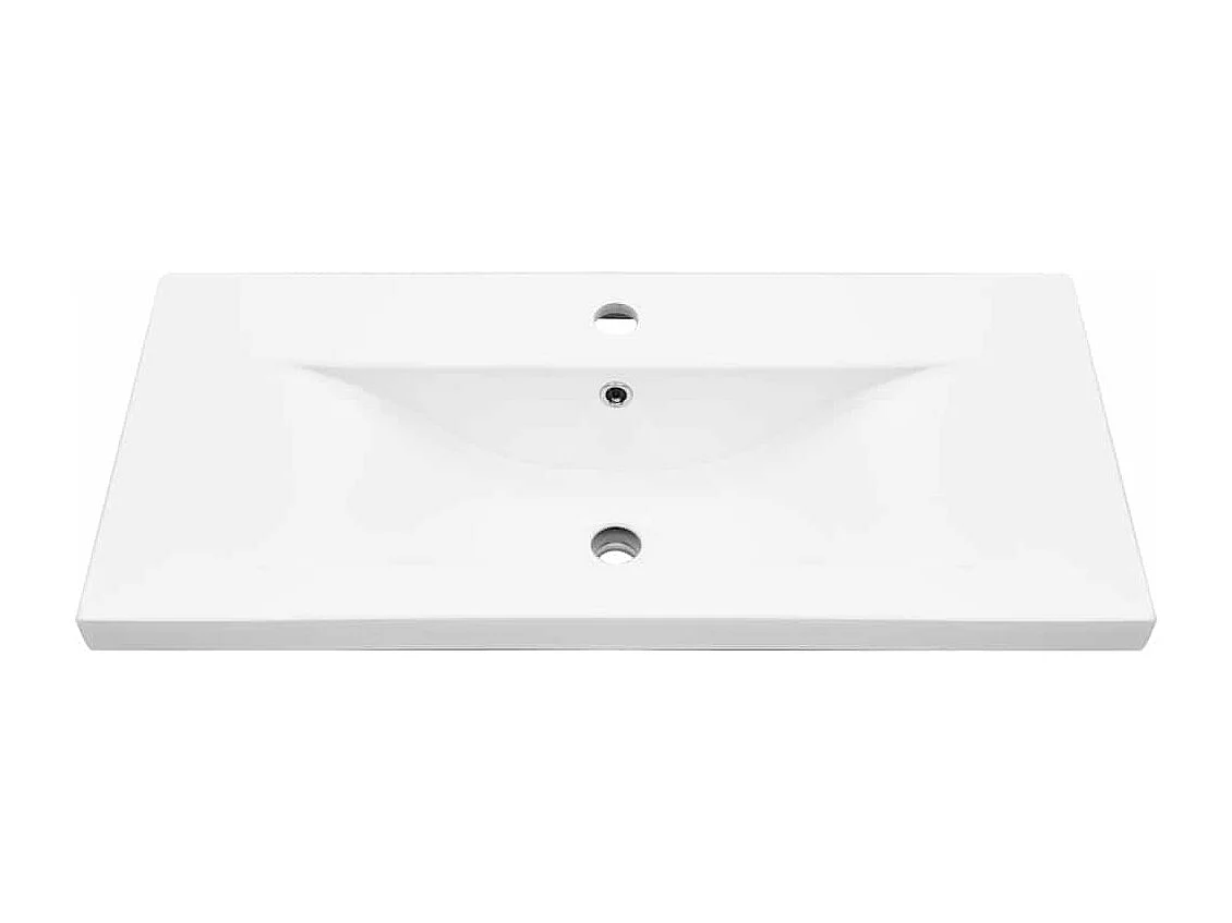 Ensemble de mobilier de salle de bain 3 pcs Chêne noir