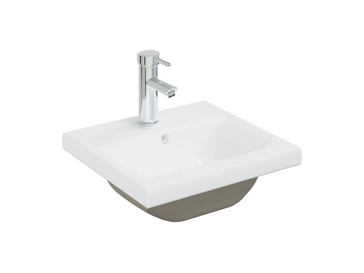 Conjunto de muebles de baño de aglomerado blanco