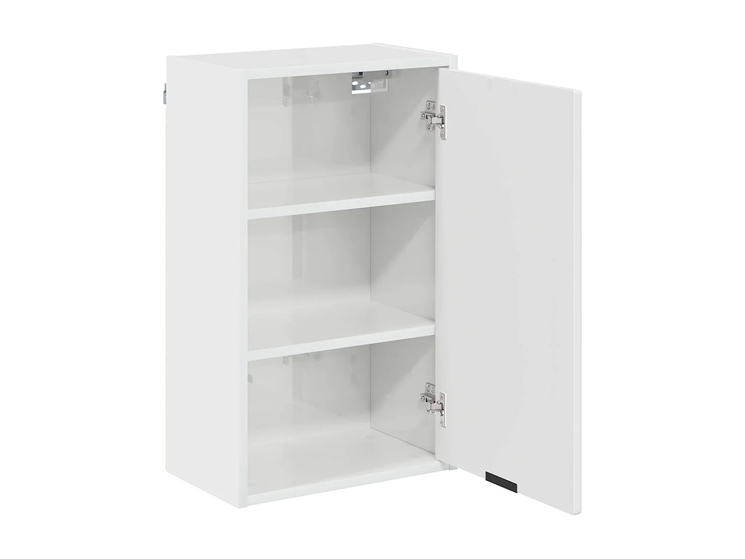 Conjunto de muebles de baño de 3 piezas en blanco brillante