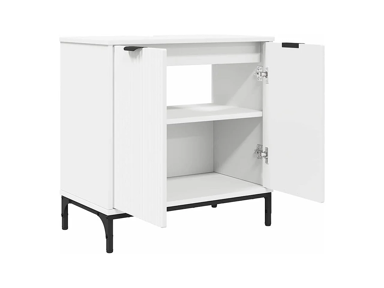 Conjunto de muebles de baño con cajón 3 piezas Blanco