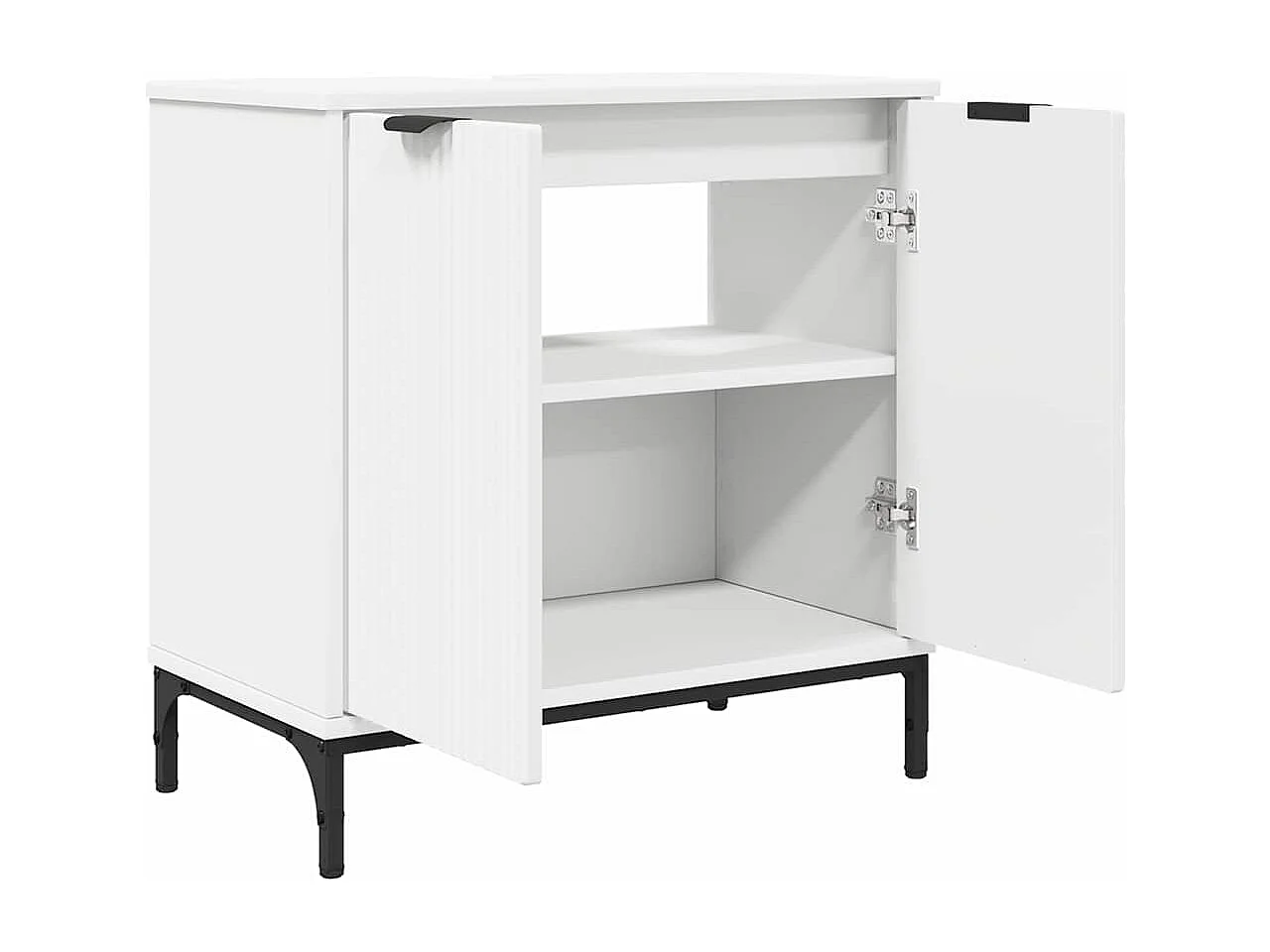 Conjunto de muebles de baño con cajón 3 piezas Blanco