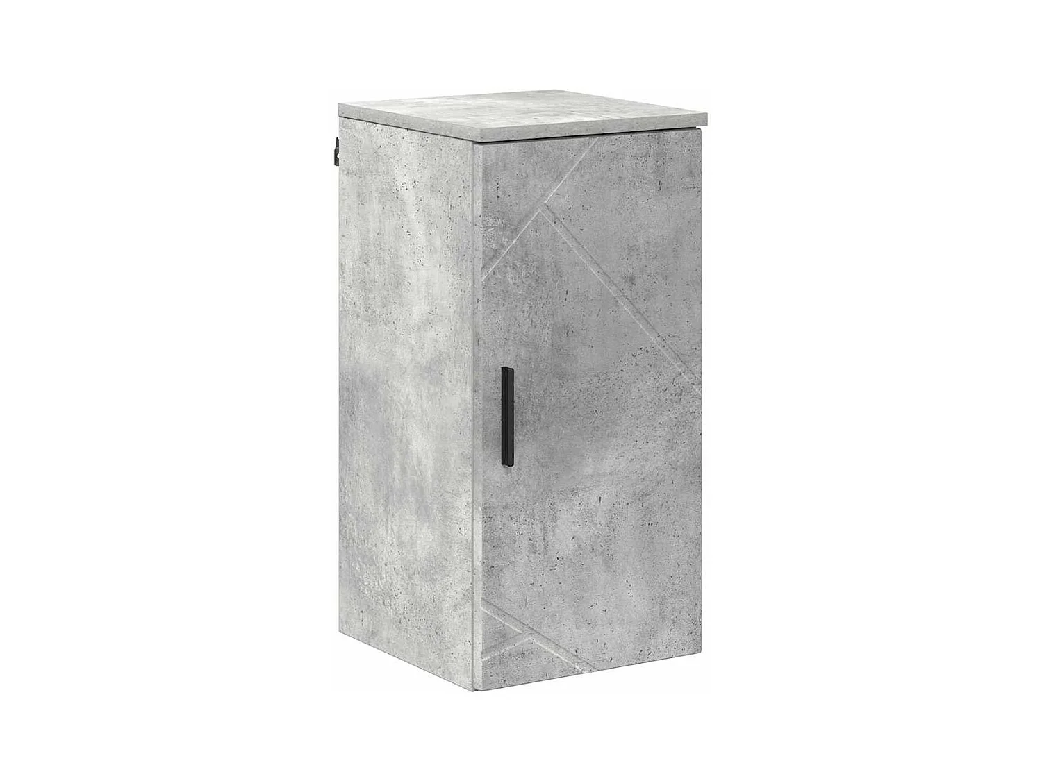 Ensemble de mobilier de salle de bain 5 pcs Gris béton