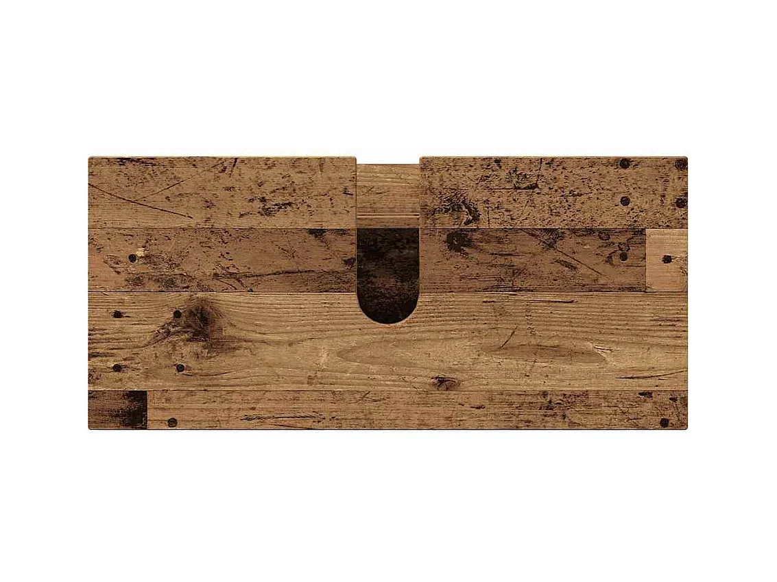 Ensemble de mobilier de salle de bain 4 pcs Bois ancien