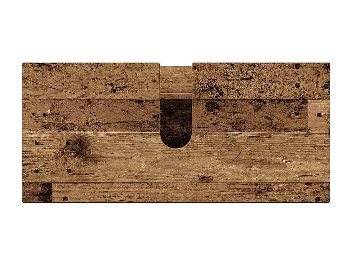 Ensemble de mobilier de salle de bain 4 pcs Bois ancien